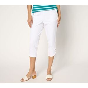 SUNNYLiFE Women's Pants Sz 14 Capri White A690163